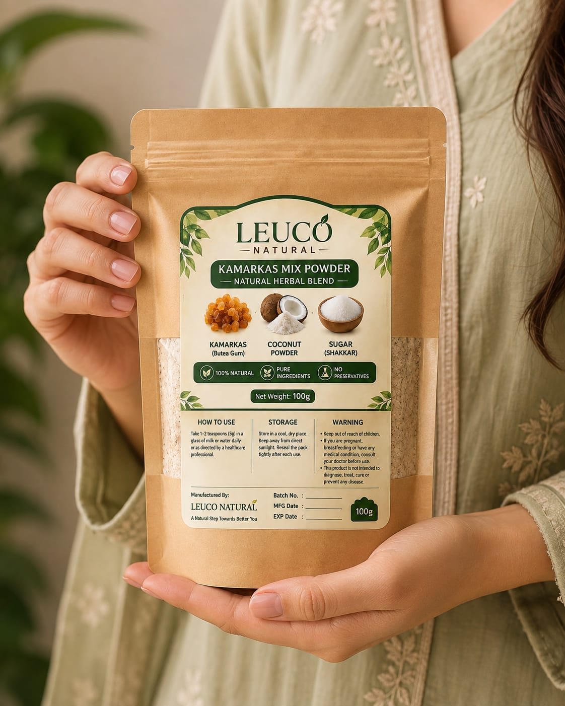 Leuco Natural Powder - Leukorrhea & White Discharge Treatment